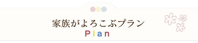 家族がよろこぶプラン