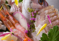 ノドグロ炙り＋舟盛り会席