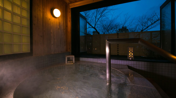 庭付き純和風貸切風呂「月あかり」